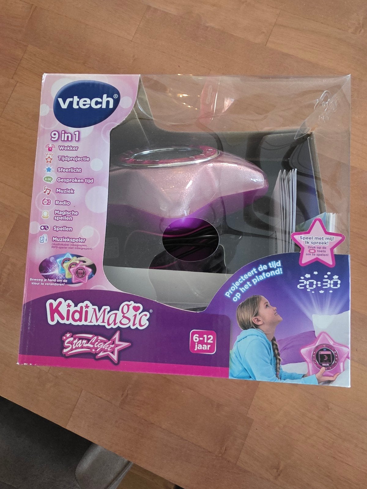 VTech KidiMagic Starlight 9-in-1 Wekker Muziekspeler, Ophalen of Verzenden, Nieuw, Jongen of Meisje