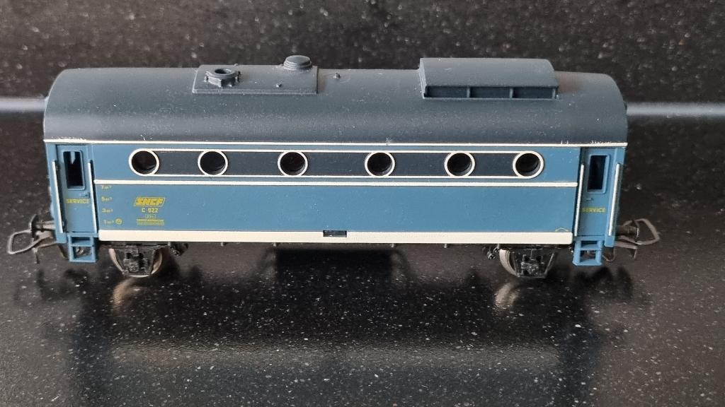 Jouef 5467 - SNCF verwarmingswagen C 922, Gebruikt, Gelijkstroom, Jouef, Verzenden