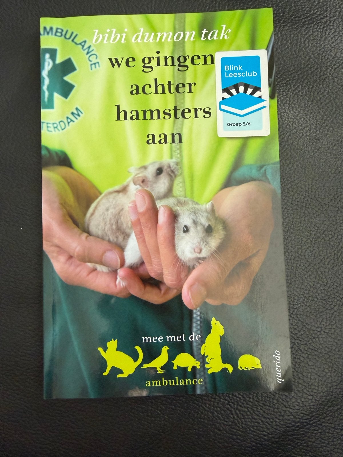 Bibi Dumon Tak - We gingen achter hamsters aan  prima staat, Boeken, Kinderboeken | Jeugd | onder 10 jaar, Ophalen of Verzenden