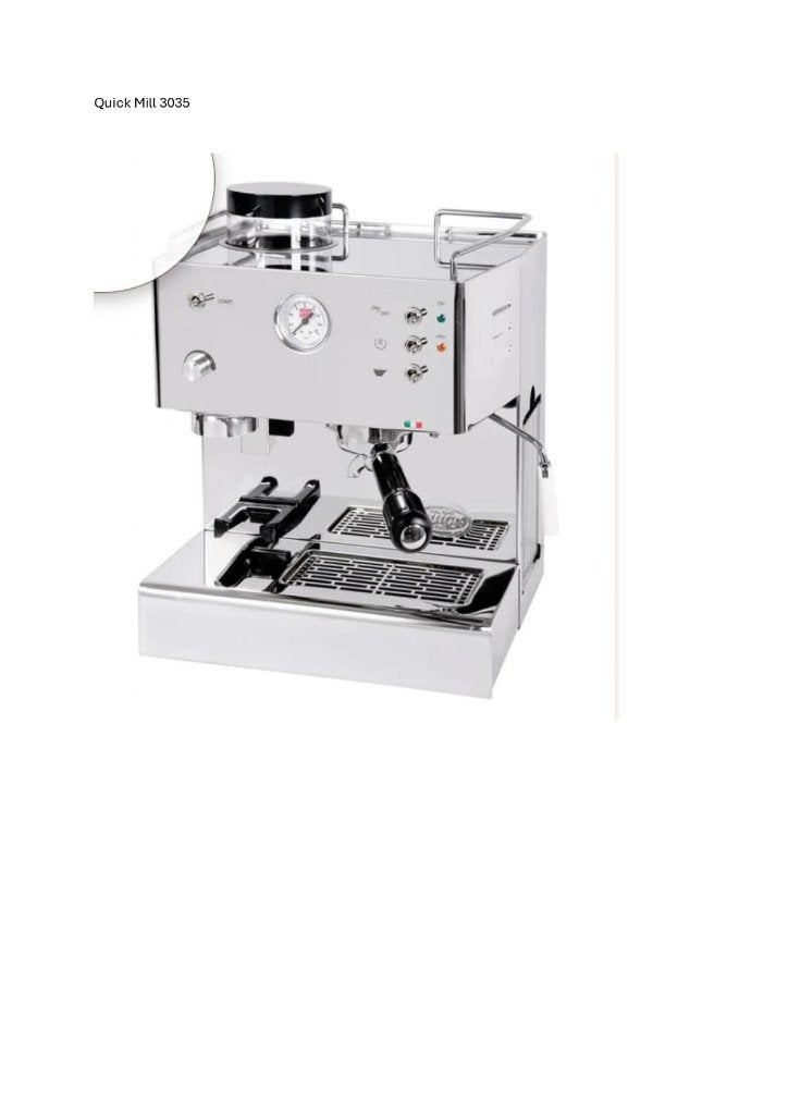 Quick Mill 3035 Koffiemachine, Ophalen, Gebruikt, 10 kopjes of meer, Koffiemachine