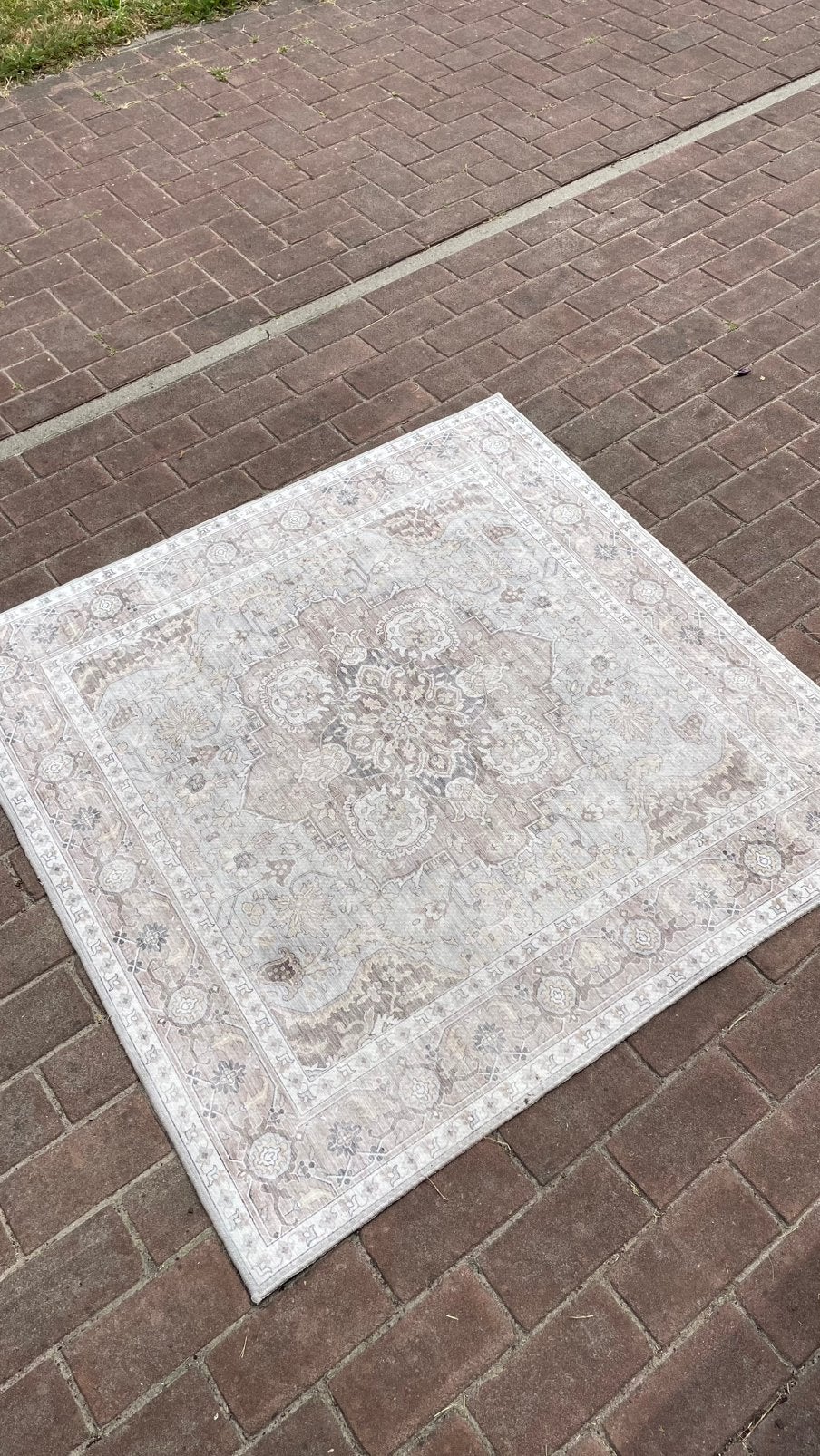 (Buiten)vloerkleed vierkant, Ophalen, 100 tot 150 cm, Vierkant, 200 cm of meer