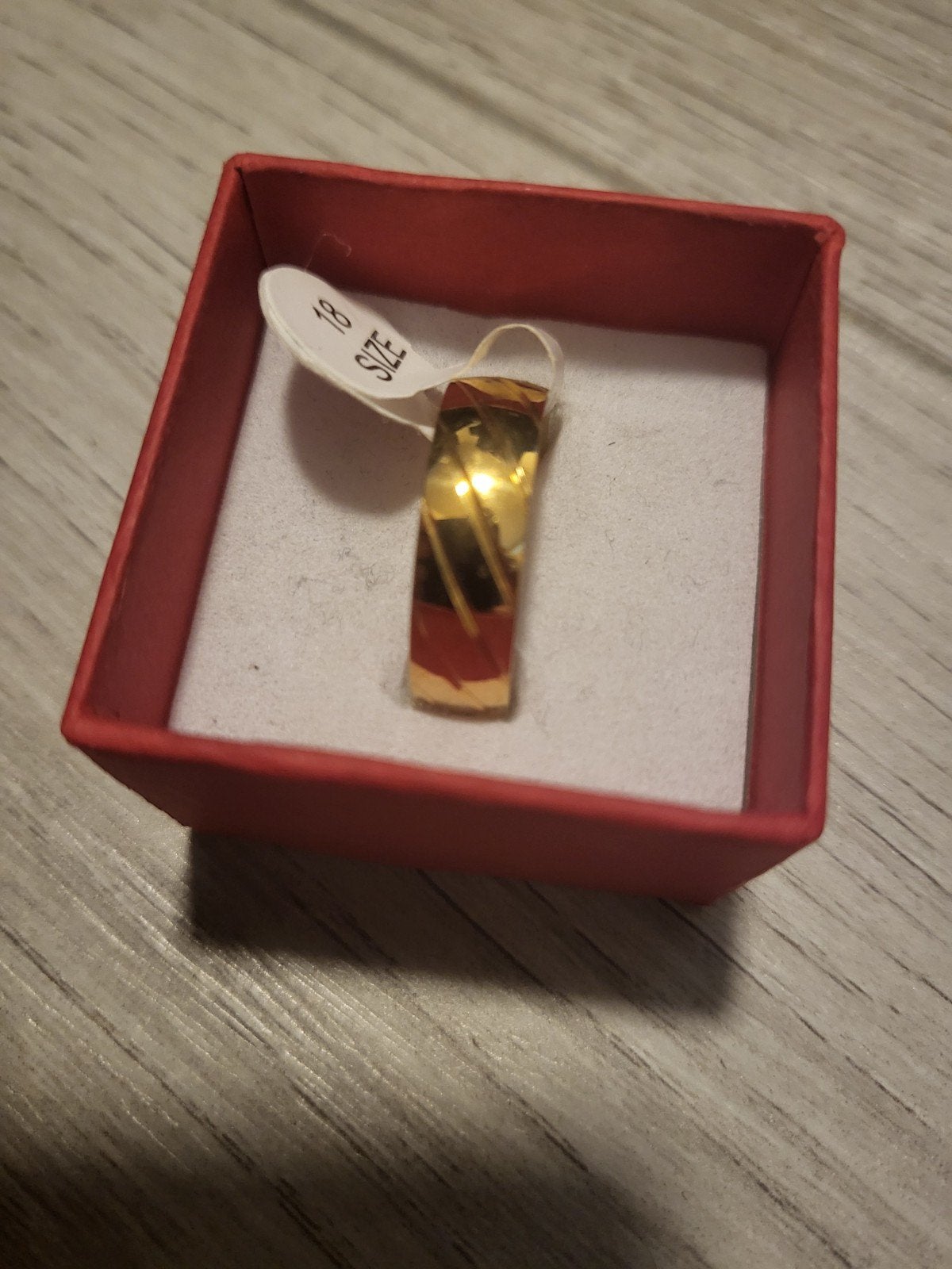 Nieuwe Gouden Ring Maat 18, Nieuw, Ophalen of Verzenden, Dame of Heer, Goud