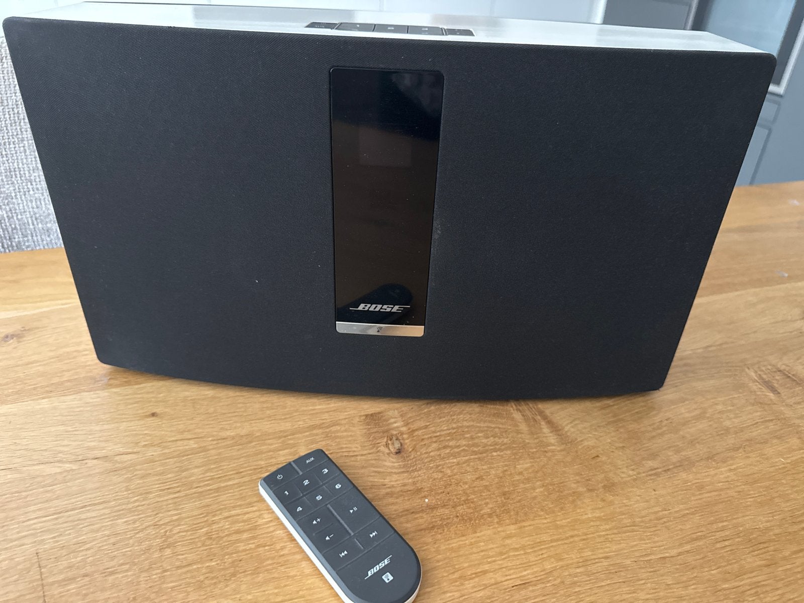 Bose SoundTouch 30 Series III Wi-Fi Muzieksysteem, Audio, Tv en Foto, Luidsprekers, Slimme speaker, Zo goed als nieuw, Afstandsbediening