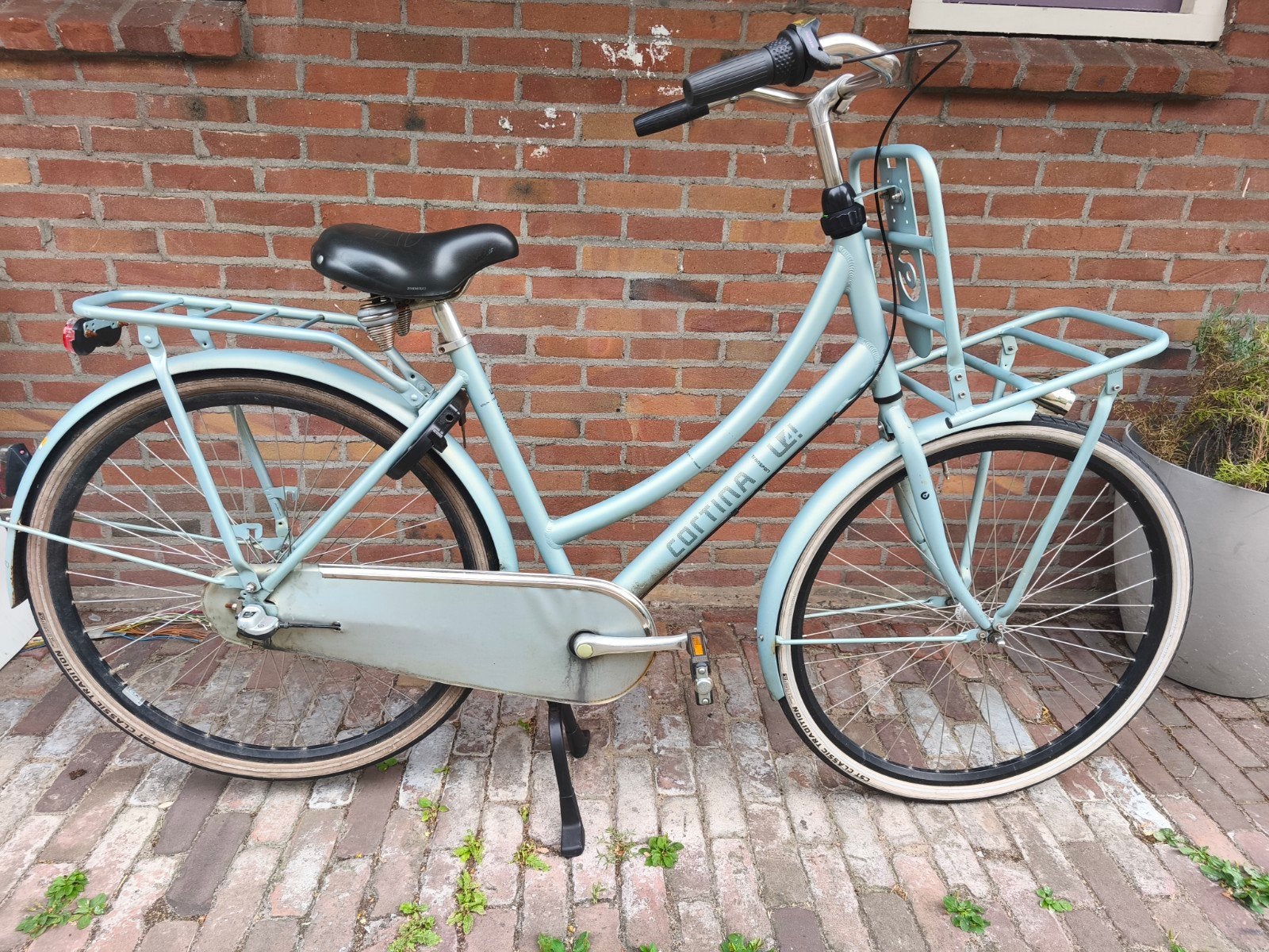 Cortina U4 Transportfiets - 28 inch, Fietsen en Brommers, Fietsen | Dames | Damesfietsen, Overige merken, Terugtraprem, Gebruikt