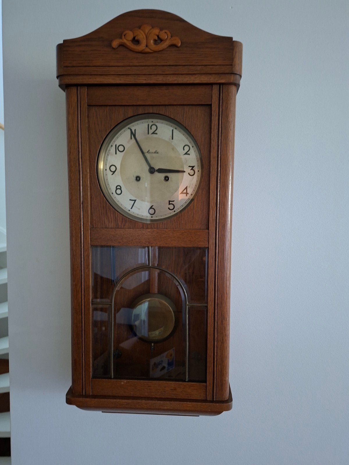 Klassieke Junghans Regulateur Wandklok, Antiek en Kunst, Antiek | Klokken, Ophalen