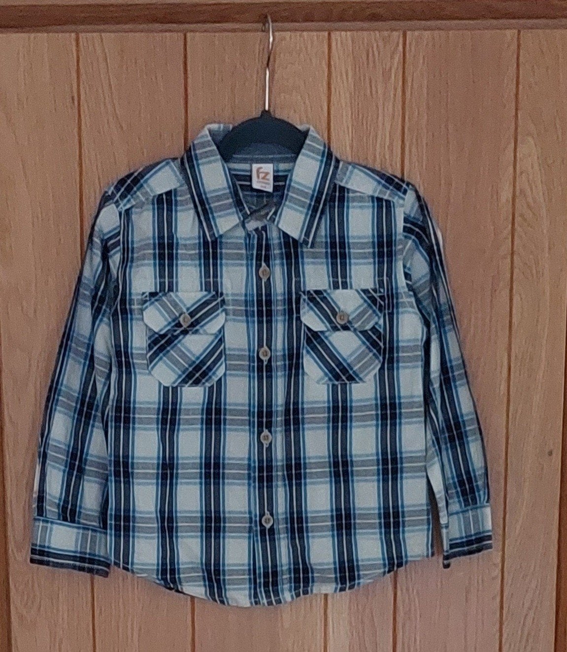 Frendz geruit overhemd, maat 104, Ophalen, Overhemd of Blouse, Frendz, Zo goed als nieuw