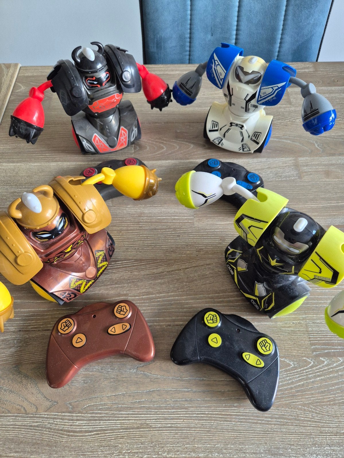 4 Robo kombat gevechtsrobots, Ophalen of Verzenden, Gebruikt