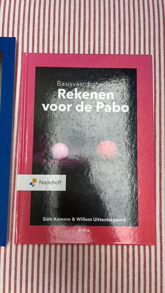 Basisvaardigheden Rekenen voor de Pabo, Willem Uittenbogaard; Sieb Kemme, Ophalen of Verzenden, Zo goed als nieuw, Natuurwetenschap