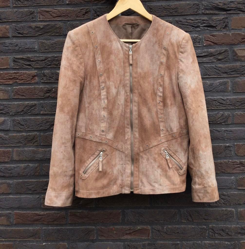 Mooie jas KIRSTEN maat 40 (van oksel naar oksel 57cm), Kleding | Dames, Maat 38/40 (M), Bruin, Ophalen of Verzenden, Zo goed als nieuw