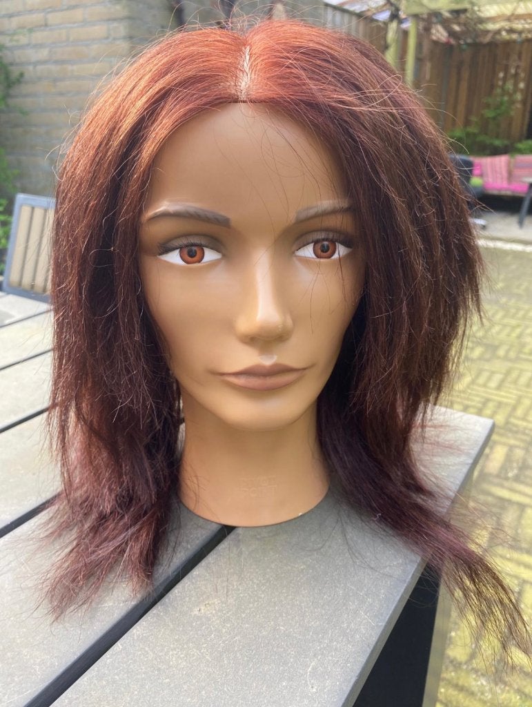 2x Oefenhoofden, kappershoofden, opleiding Summa Hairstylist, Diversen, Schoolbenodigdheden, Ophalen of Verzenden, Zo goed als nieuw
