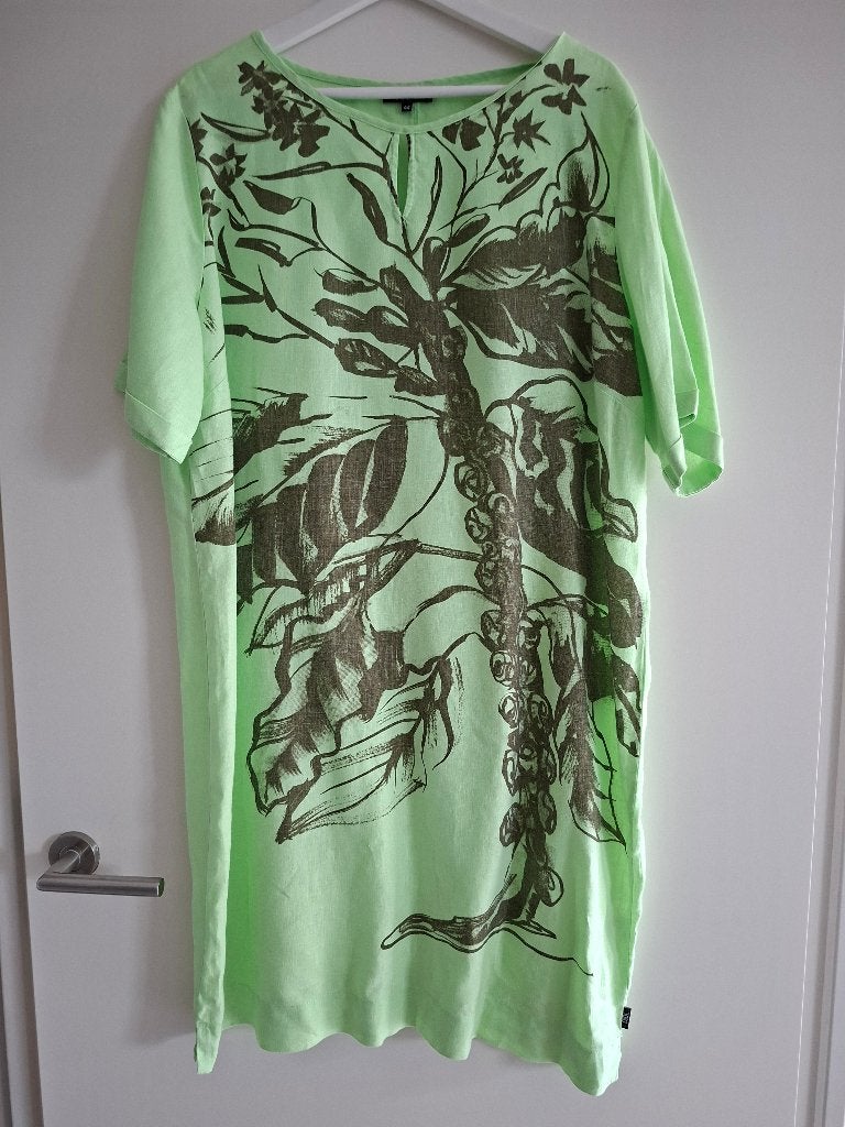 Didi losvallende linnen jurk mint groen maat 44, Kleding | Dames, Jurken, Verzenden, Maat 42/44 (L), Didi, Zo goed als nieuw