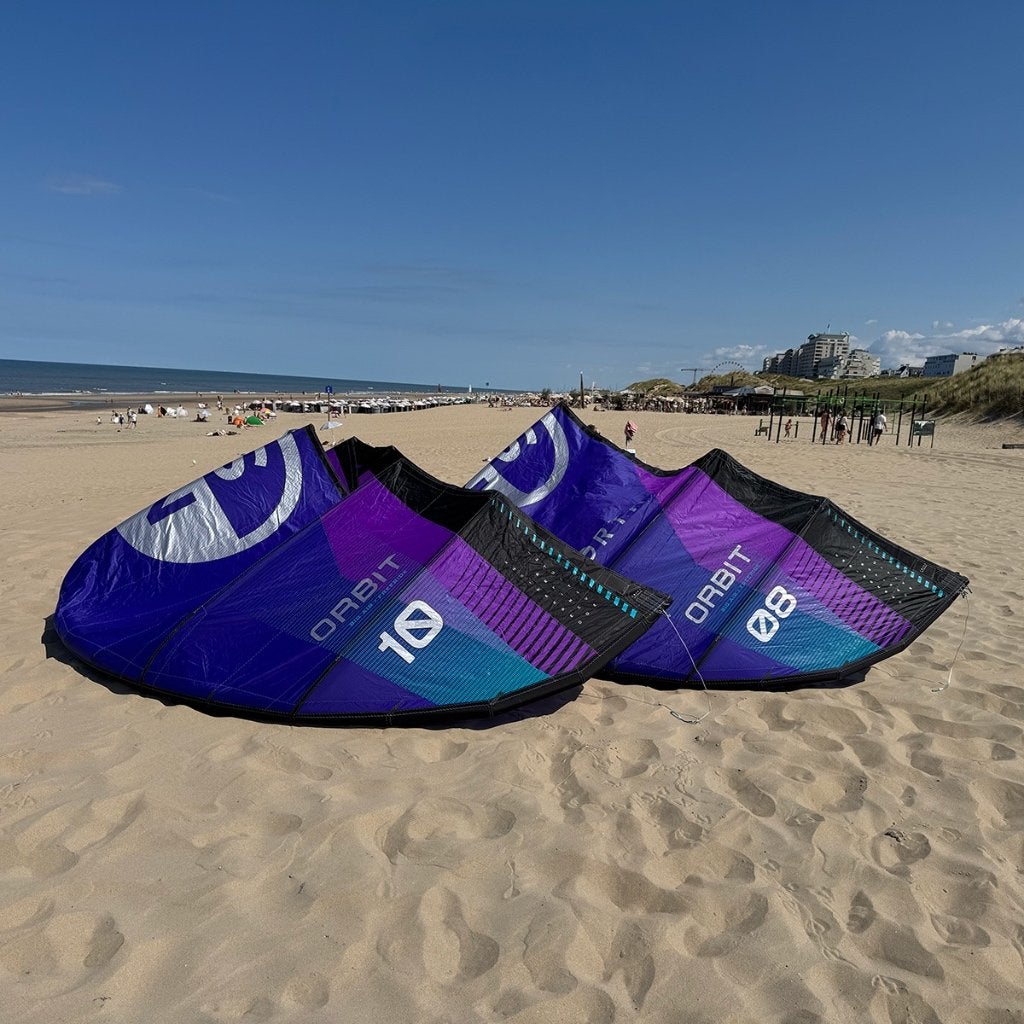 2026 North Orbit 8m & 10m kites + bar, Watersport en Boten, Kitesurfen, Ophalen, 10 m², Geen board, Zo goed als nieuw
