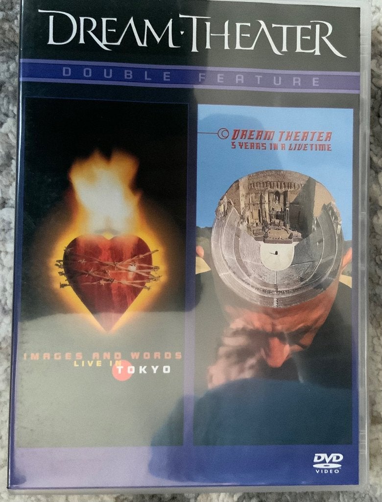 Dream Theater Double Feature DVD 2 st, Cd's en Dvd's, Alle leeftijden, Ophalen of Verzenden, Zo goed als nieuw, Muziekvideo's