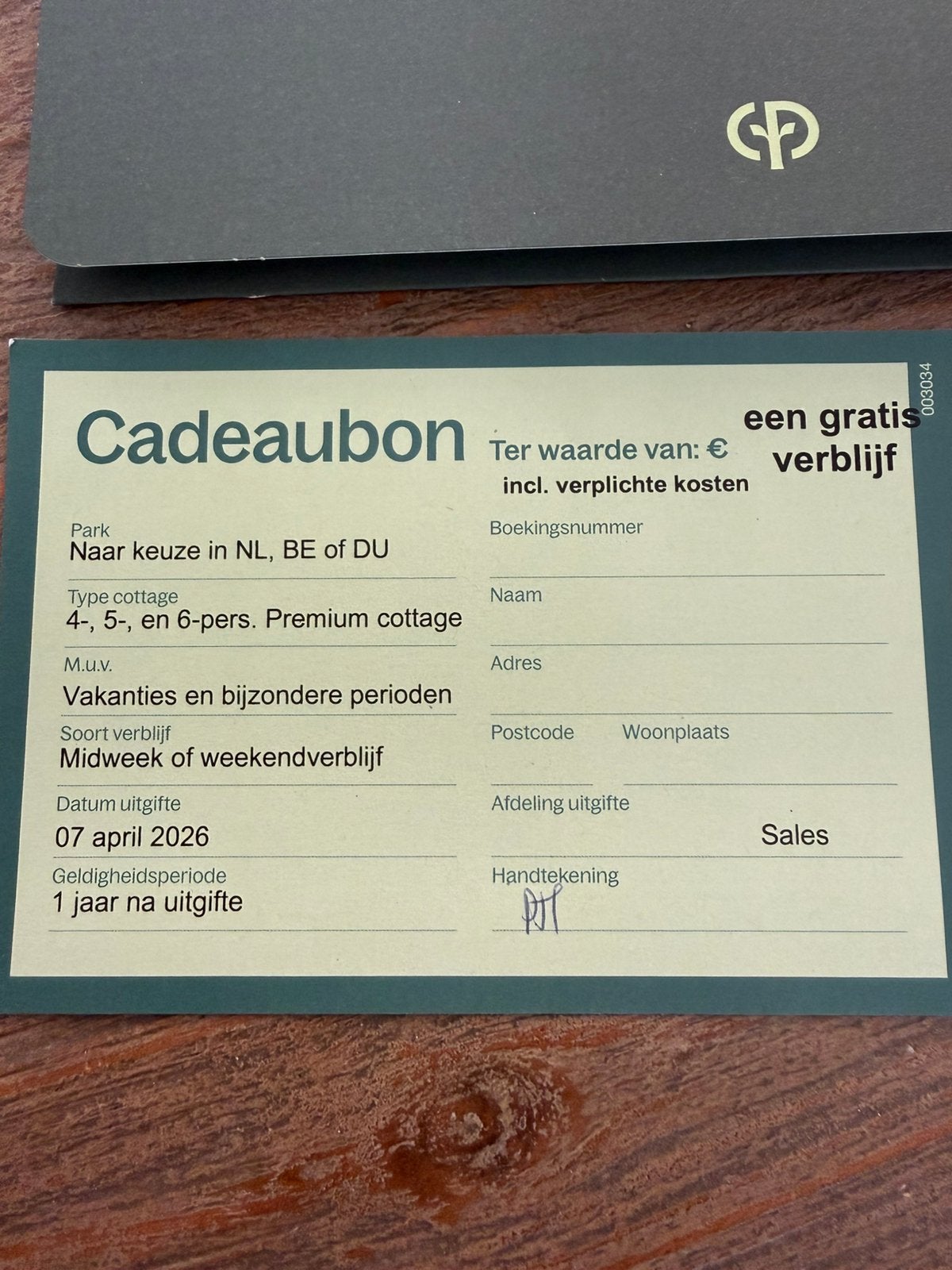 Centerparcs verblijf keuze NL,BE,DU 4,5,6 personen