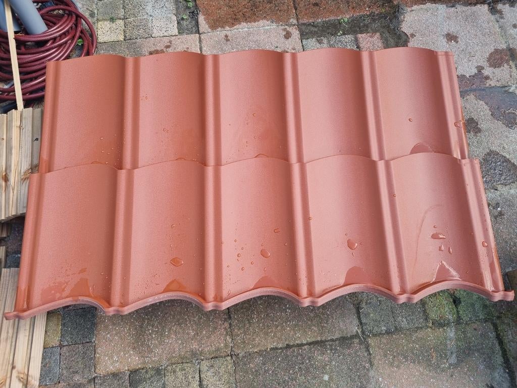 Dakpanplaten rood - Nieuw!!, Doe-het-zelf en Verbouw, Dakpannen en Dakbedekking, Dakplaat of Dakpanplaat, Nieuw, Ophalen of Verzenden
