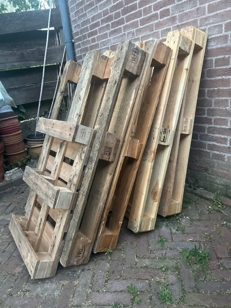 Gebruikte EPAL Pallets - Diverse maten, Ophalen, Gebruikt, 50 mm of meer, Pallet