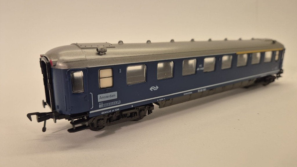 4 Fleischmann personenwagons NS H0, Gelijkstroom, Fleischmann, Wagon, Ophalen of Verzenden