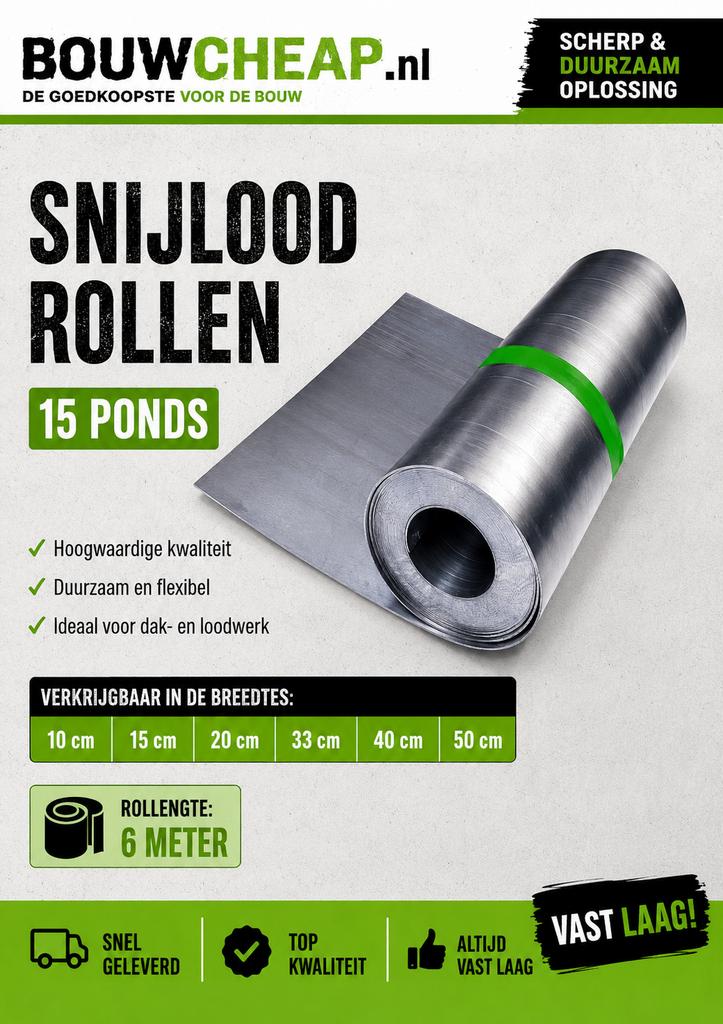 Snijlood 1 e keus nergens goedkoper, Overige typen, Nieuw, Ophalen of Verzenden, 15 m² of meer