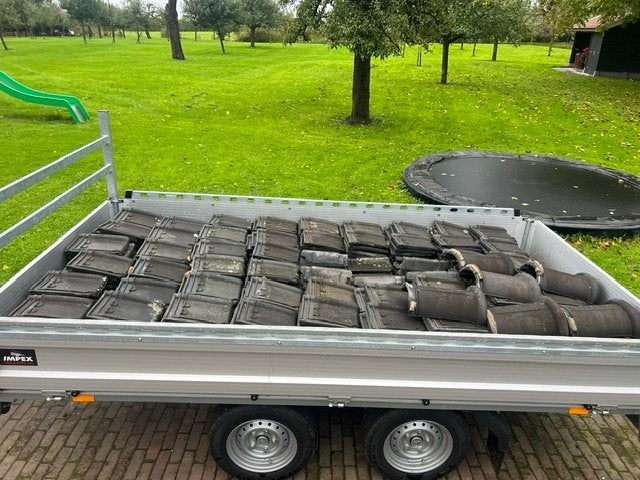 tuile du nord dakpannen, Ophalen, Gebruikt, Steen of Klei, 15 m² of meer