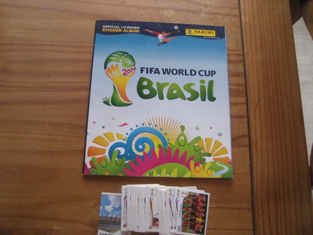 panini wk album 2014 en plaatjes, Ophalen of Verzenden, Zo goed als nieuw, Meerdere plaatjes