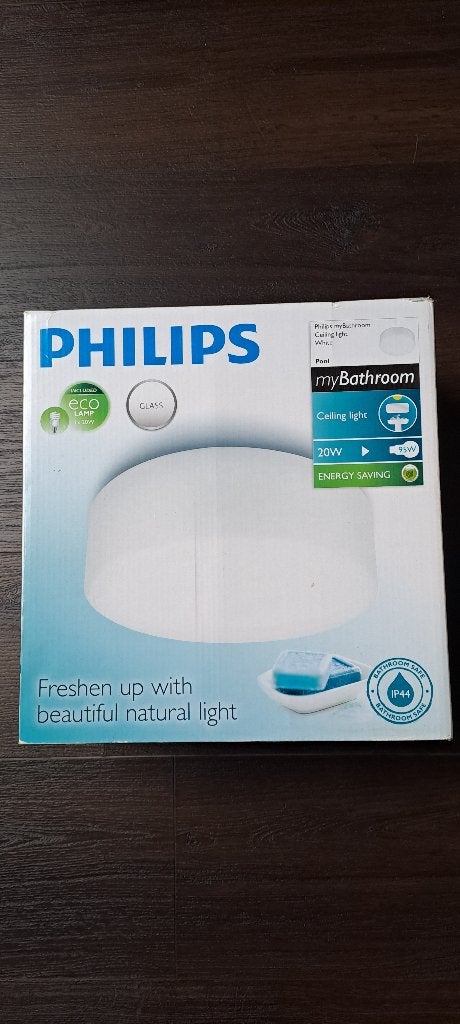 Philips myBathroom Plafondlamp - 20W, IP44, Energiezuinig, Ophalen, Minder dan 50 cm, Overige typen, Nieuw