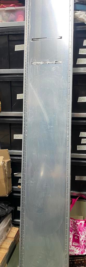 Metalen opbergrek/plank voor magazijn of garage, Huis en Inrichting, Kasten | Stellingkasten, Gebruikt, Ophalen