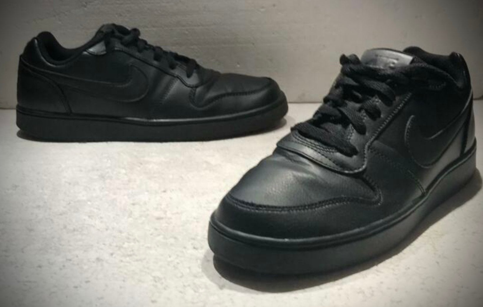 Nike Ebernon sneakers sport schoenen zwart 42 (UK 7,5), Ophalen of Verzenden, Zwart, Sneakers of Gympen