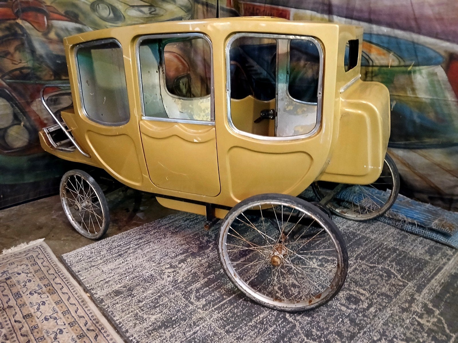 Gouden koets van kermis carousel geen autopede, Ophalen, Gebruikt, Frankrijk, Info@fairground.co.uk