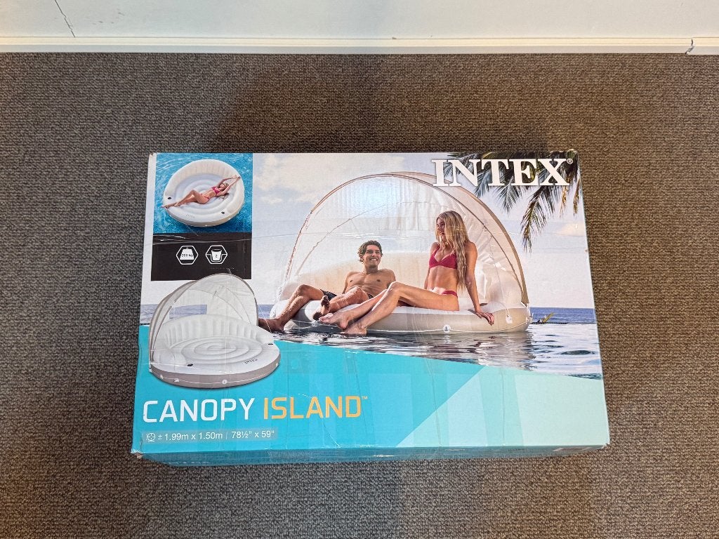 Intex Canopy Island Lounge-eiland - 1.99 x 1.50 m, Ophalen of Verzenden, Zo goed als nieuw, Overige typen