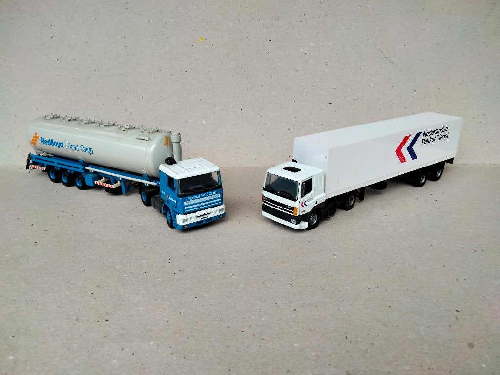 tekno 2 DAF truck modellen, Ophalen of Verzenden, Gebruikt, Bus of Vrachtwagen, Tekno