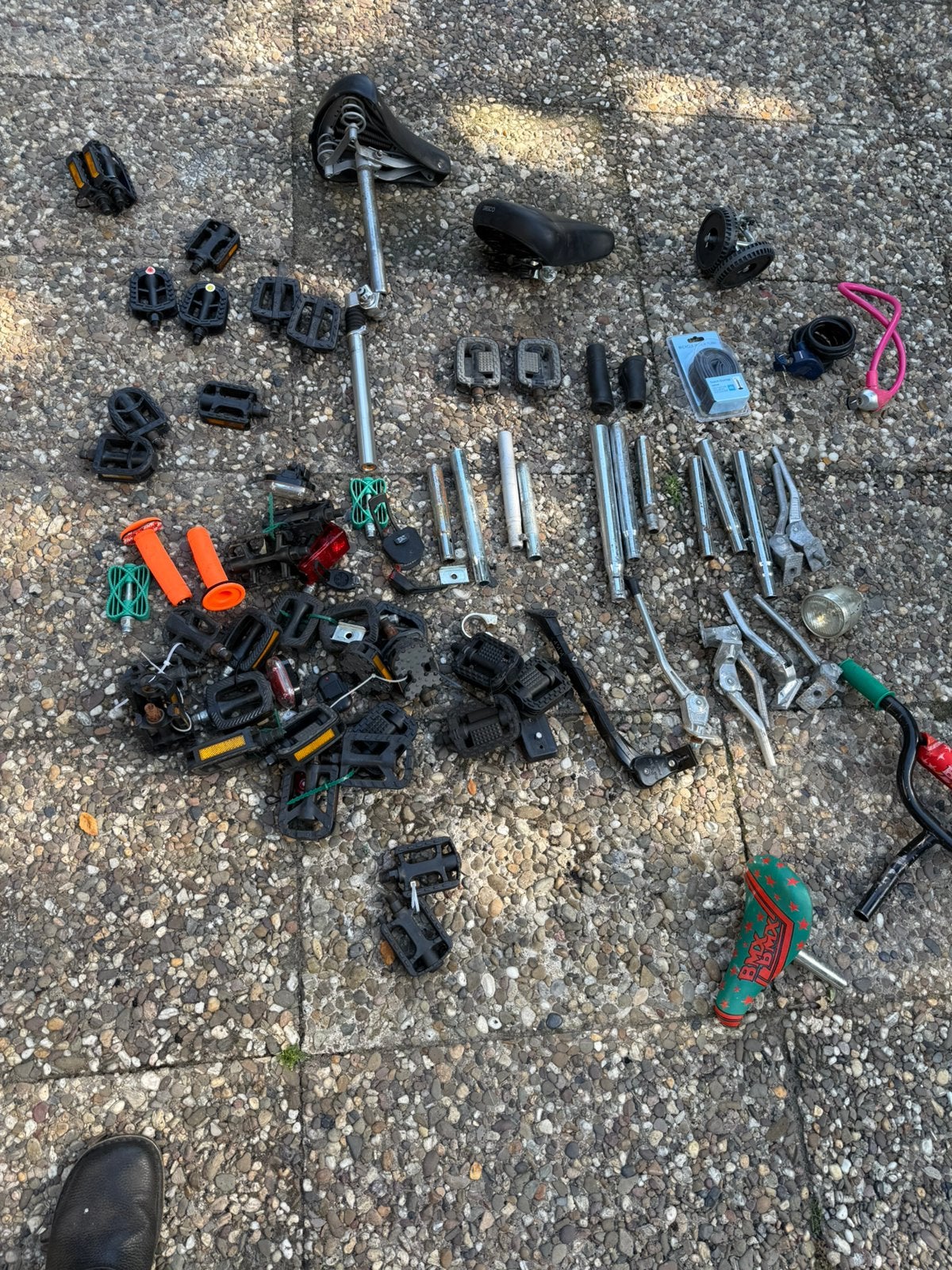 Fiets spullen zadel pen wielen trap als voor 15 euro, Ophalen of Verzenden, Gebruikt
