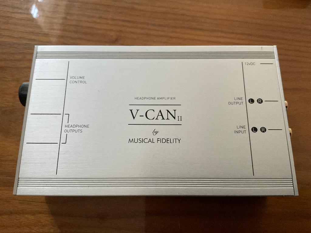 MUsical Fidelity V-CAN II hoofdtelefoonversterler, Overige merken, Ophalen of Verzenden, Zo goed als nieuw, Minder dan 60 watt