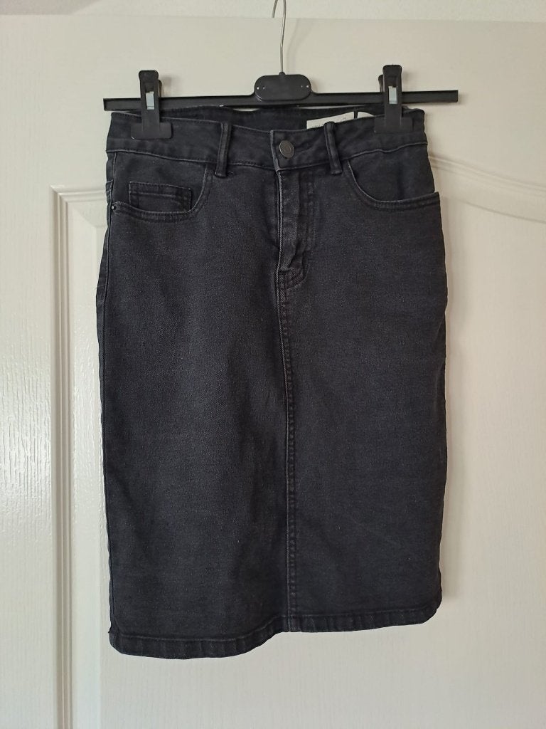 Vero Moda denim spijker rok maat xs 34 zwart, Kleding | Dames, Rokken, Vero Moda, Zwart, Ophalen of Verzenden, Zo goed als nieuw