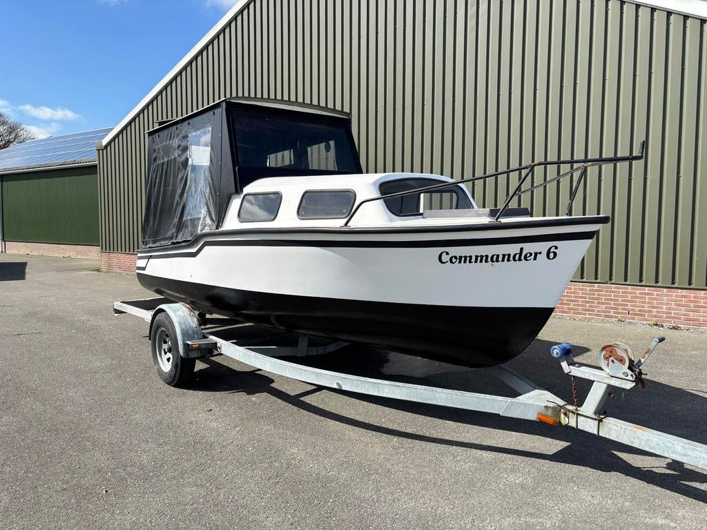 Kajuitboot  Bodewes Commander 6, Kajuitboot, Ophalen, Gebruikt, Trailer