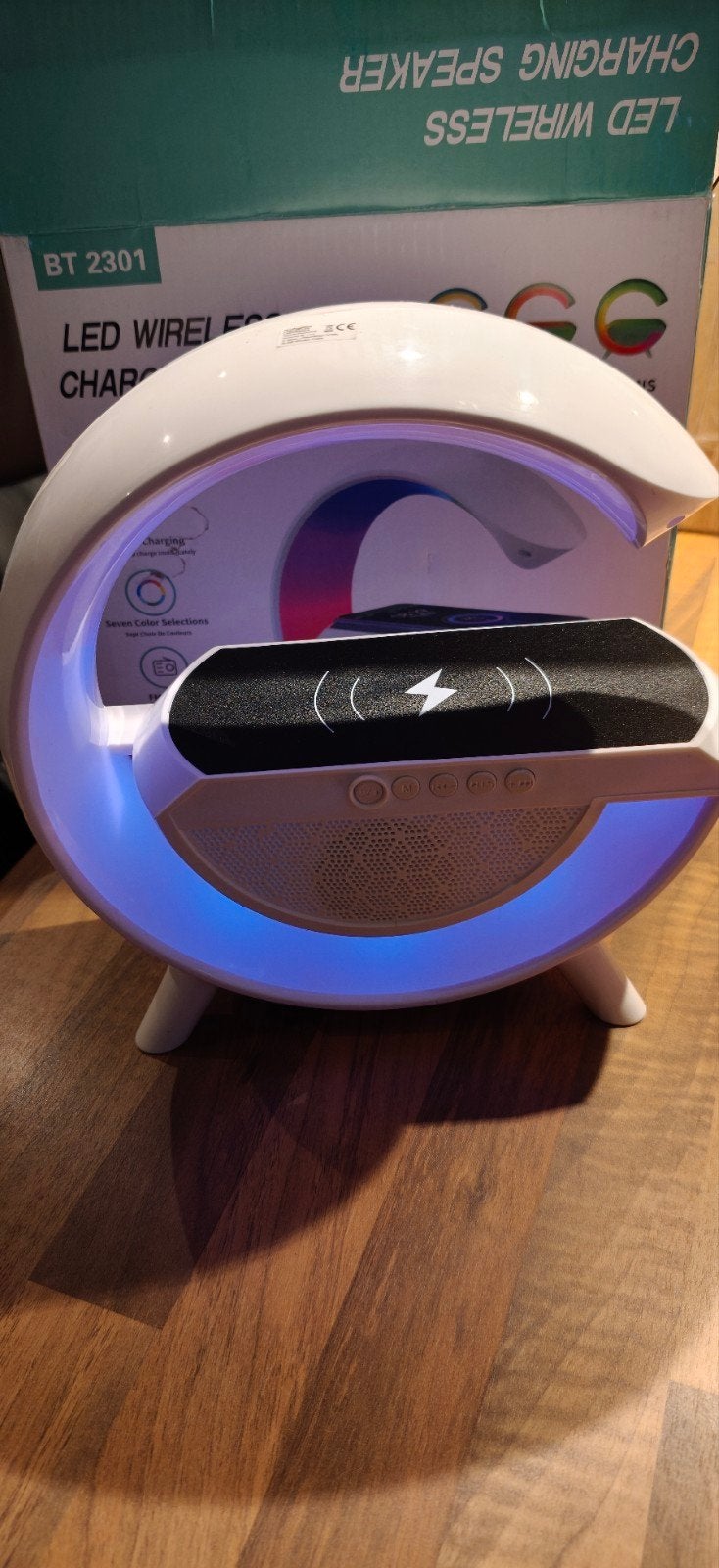 LED Draadloze Oplaad Speaker met Sfeerverlichting, Overige merken, Nieuw, Ophalen of Verzenden, Draagbare speaker