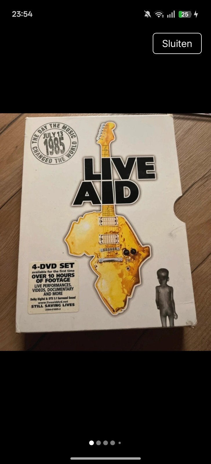 Live Aid - The Day The Music Changed The World (4-DVD), Cd's en Dvd's, Italiaans, Inclusief boekje, Alle leeftijden, Ophalen of Verzenden