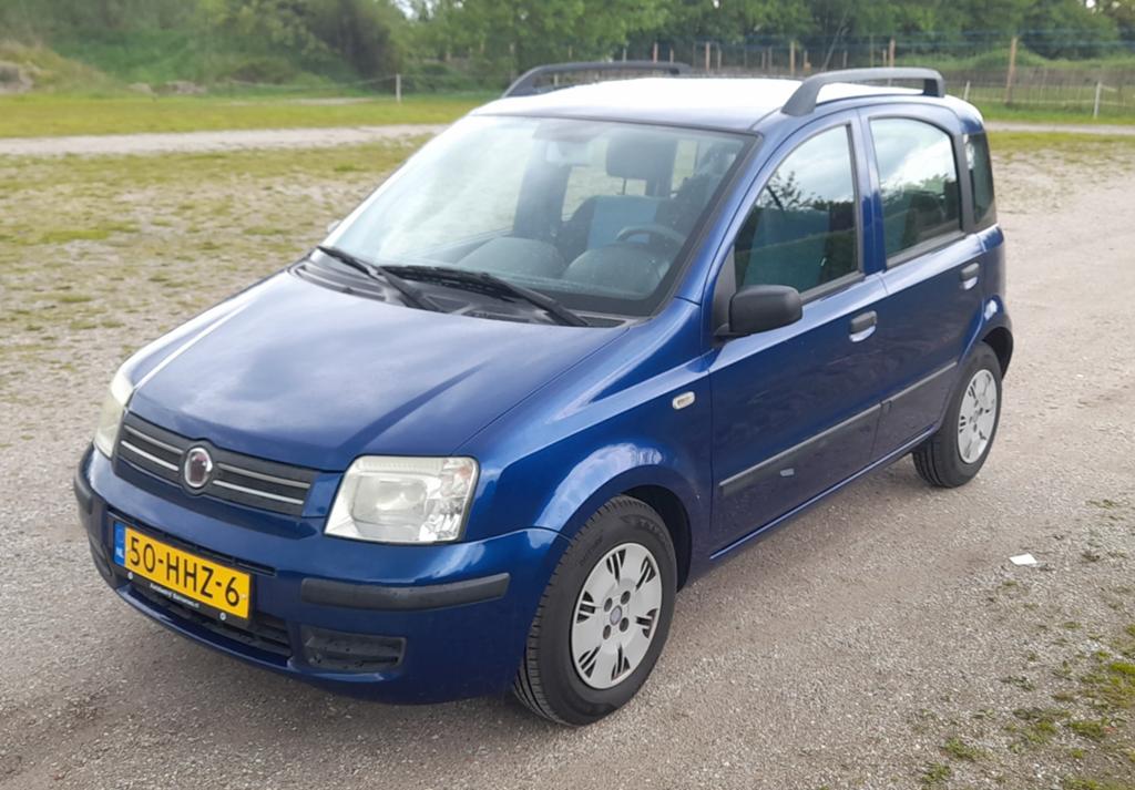 Fiat Panda 1.2 Blauw december 2008, Auto's, Voorwielaandrijving, 1242 cc, Origineel Nederlands, Handgeschakeld