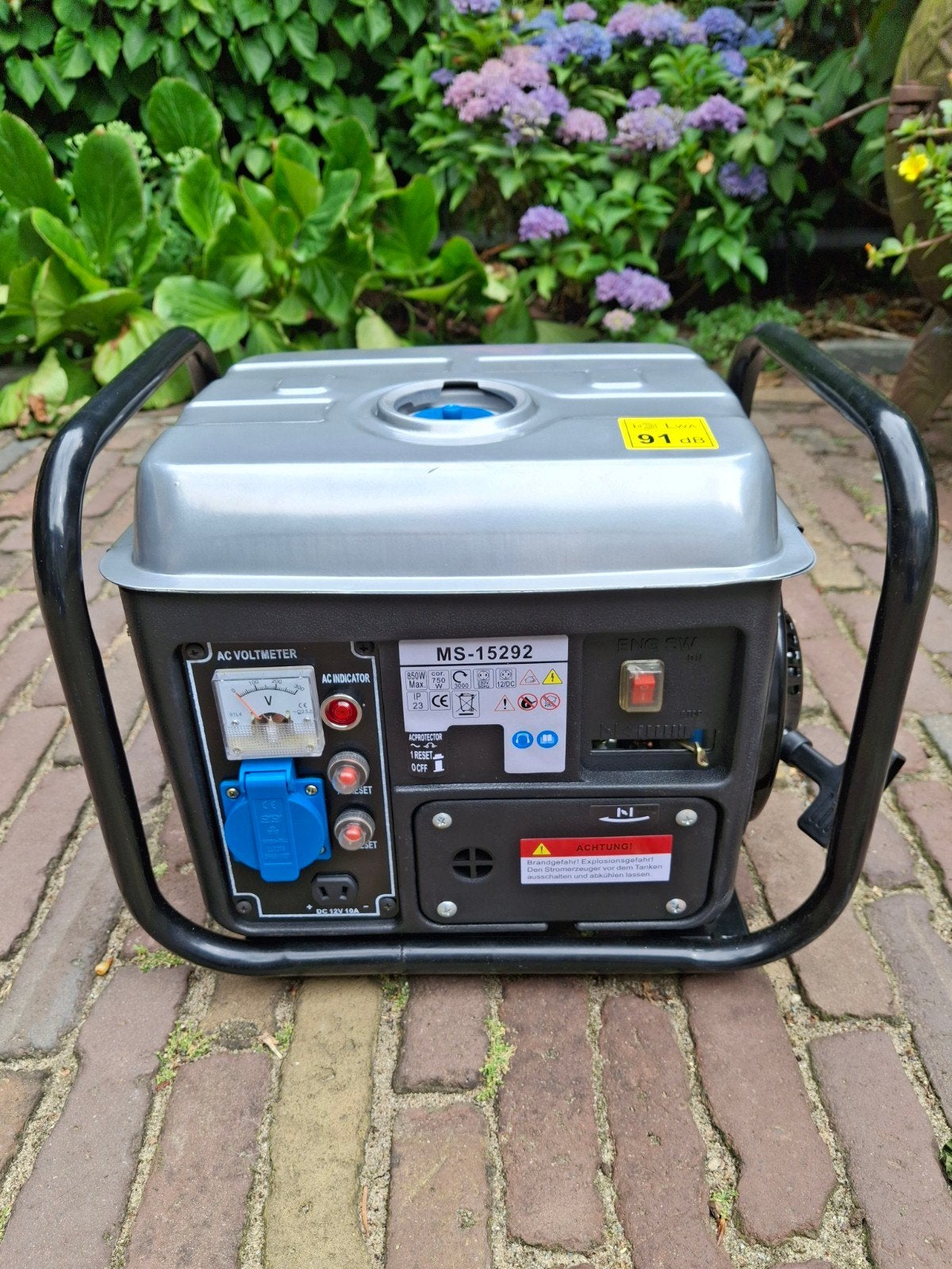 Compacte Benzine Aggregaat - MS-15292, Ophalen, Nieuw, Minder dan 5 kVA, Benzine