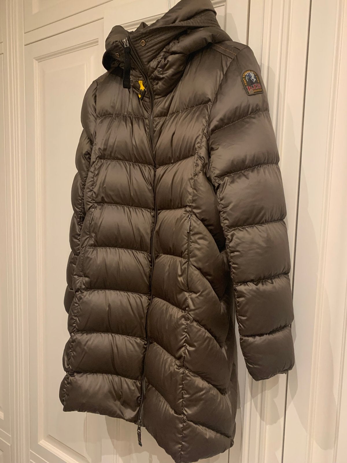 Parajumpers Sheen donsjas maat M, Ophalen of Verzenden, Zo goed als nieuw, Bruin