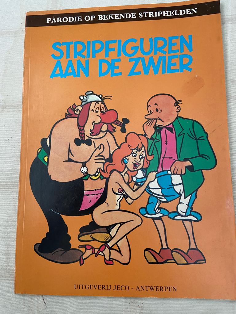 Stripfiguren aan de zwier,, Boeken, Eén stripboek, Ophalen of Verzenden, Gelezen