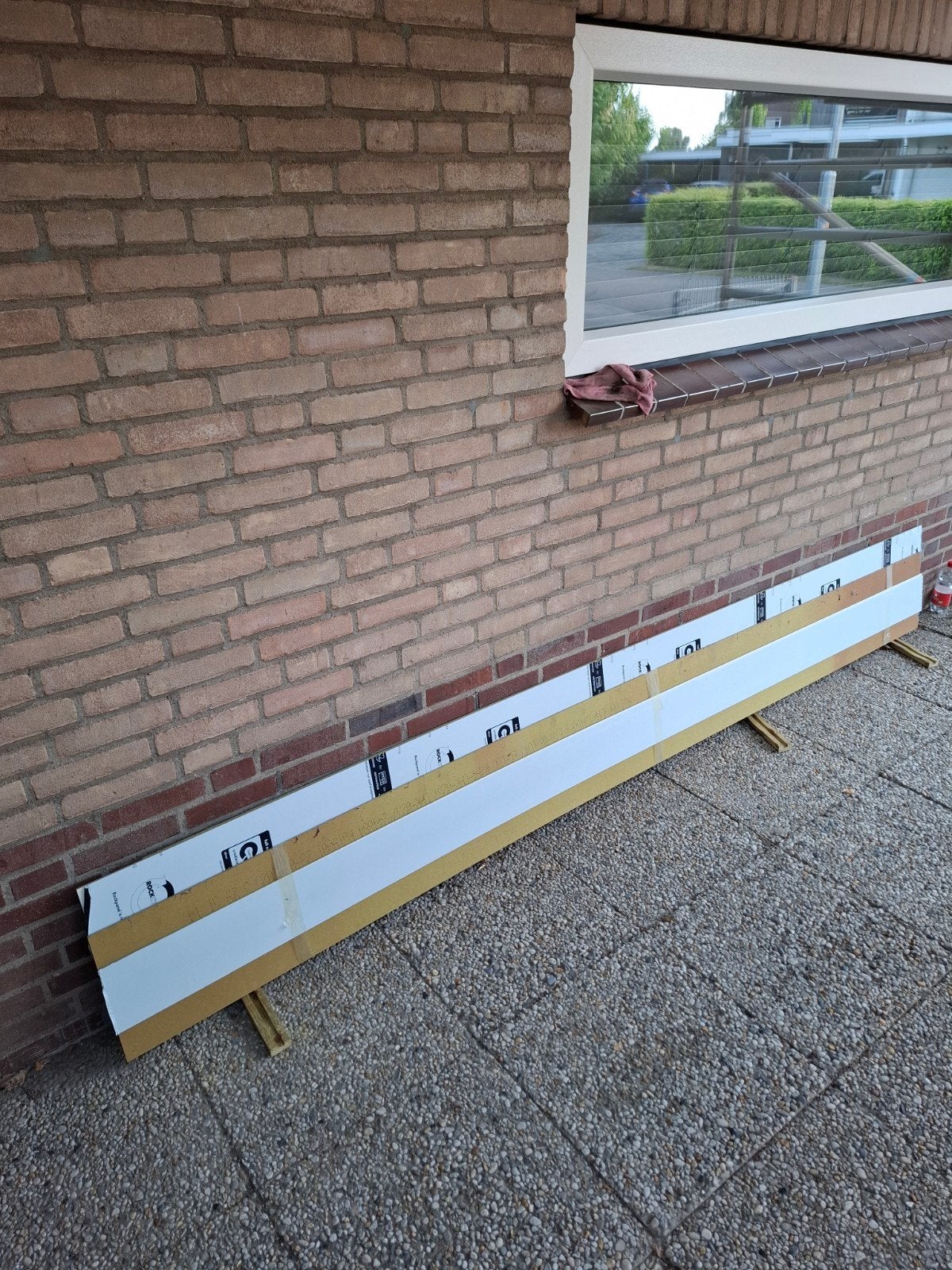 Rockpanel stroken RAL 9001 - Diverse afmetingen, Ophalen