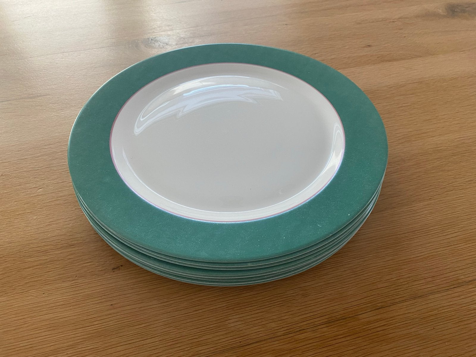 8 Arcopal borden, 31,5 cm doorsnee, Huis en Inrichting, Ophalen, Gebruikt, Overige merken, Keramiek