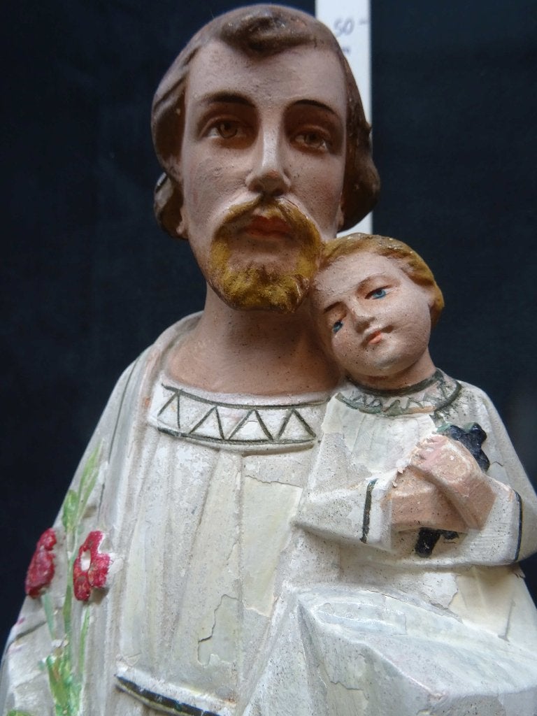 100240=Jozef met het Heilig Kindje, Jugendstil.       26, Ophalen of Verzenden