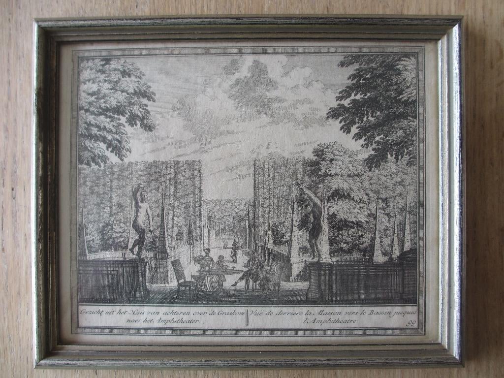 Gravures uit “Het Zegepralent Kennemerland H de Leth (1768), Antiek en Kunst, Met tekst, 19 cm, Ophalen of Verzenden, Gravure