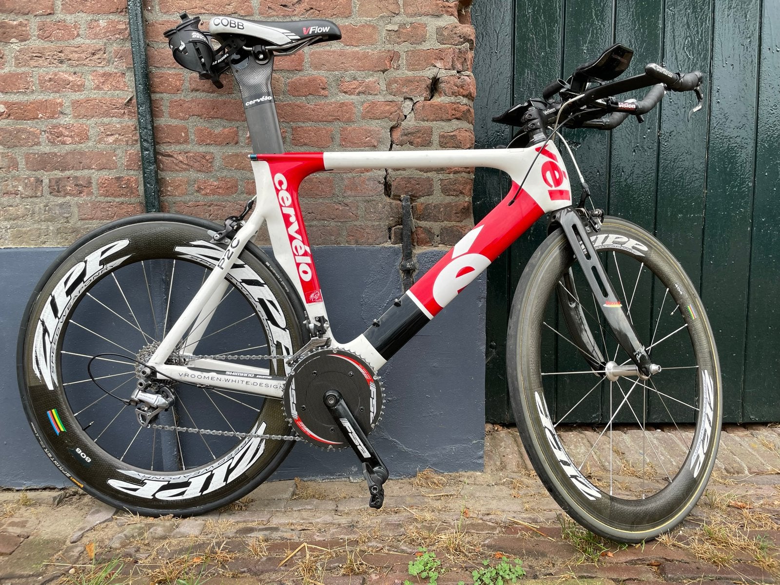 Cervelo tijdritfiets (zonder wielen), Fietsen en Brommers, Fietsen | Racefietsen, Minder dan 10 versnellingen, Gebruikt, Carbon