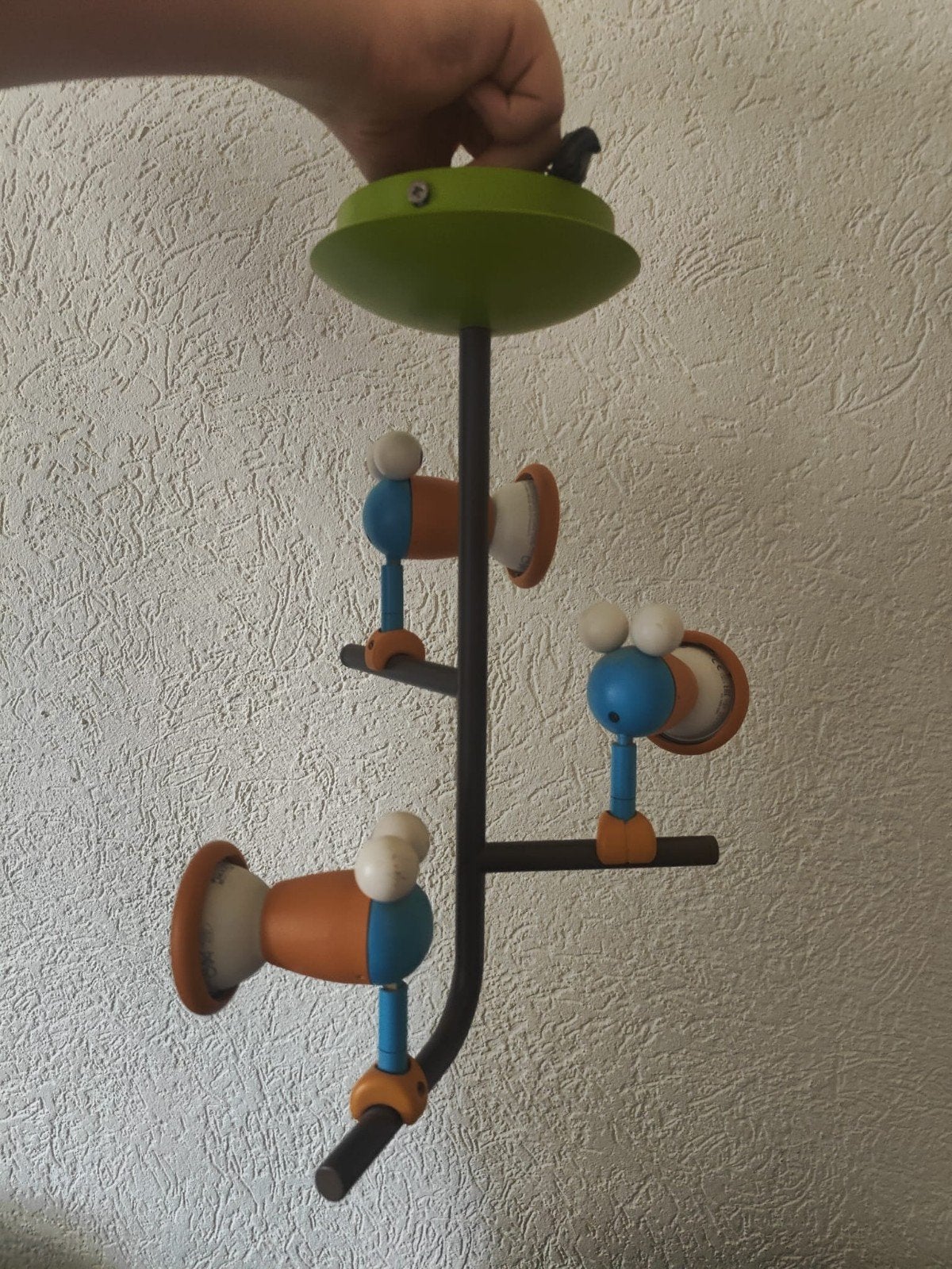 Kinderlamp vogels, Ophalen, Gebruikt, Metaal, GU10