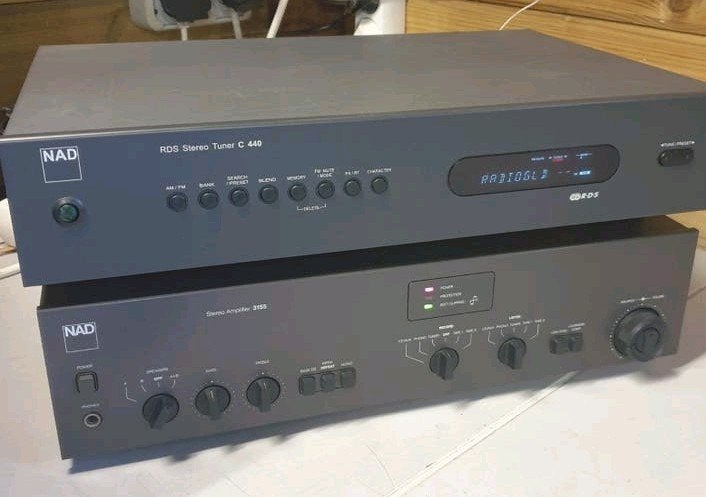 NAD set versterker 3155 + gratis tuner c-440, Ophalen of Verzenden, Overige merken