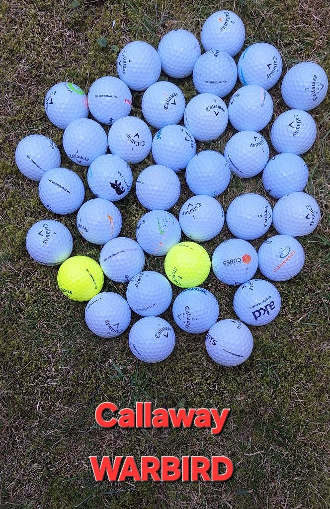CALLAWAY LAKE GOLFBALLEN WARBIRD - KWALITEIT: A, Ophalen, Gebruikt, Bal(len), Callaway