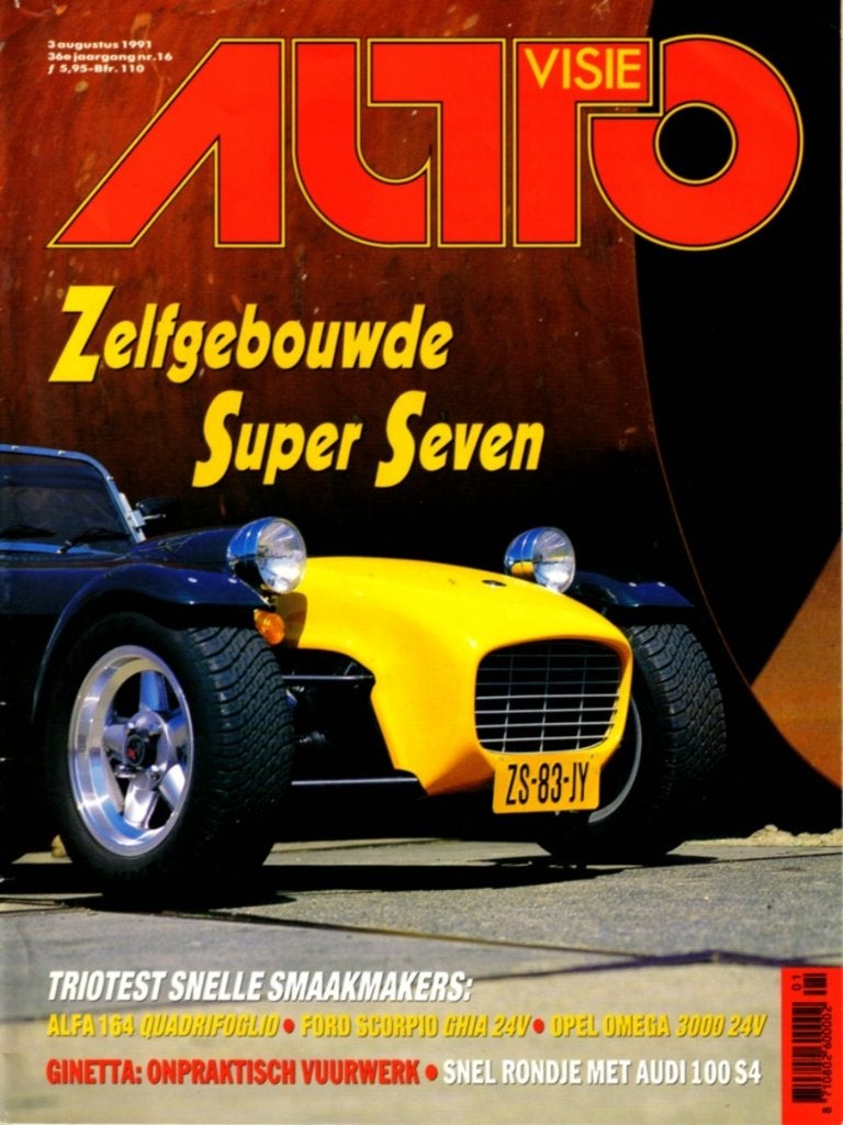 Autovisie triotest Alfa 164,Ford Scorpio en Opel Omega 1991, Ophalen of Verzenden, Gelezen, Overige merken