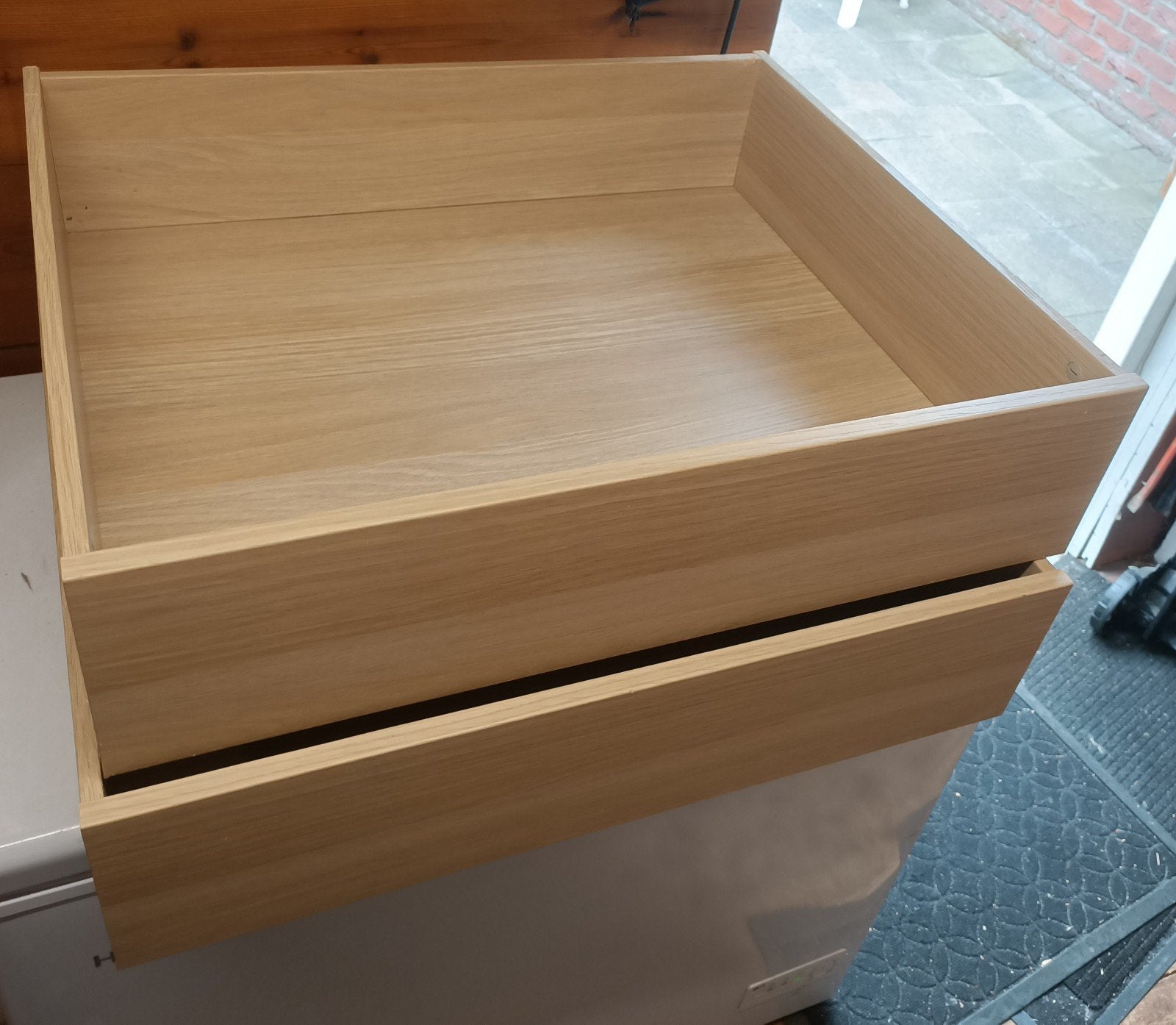2x Ikea KOMPLEMENT Lade voor Pax kledingkast 75x58 cm
Lade,, Ophalen, 50 tot 75 cm, 50 tot 100 cm, Minder dan 100 cm